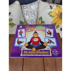 Yogarilla Yoga Deck 55 Large Illustrated Sealed BOX Super Duper Publications